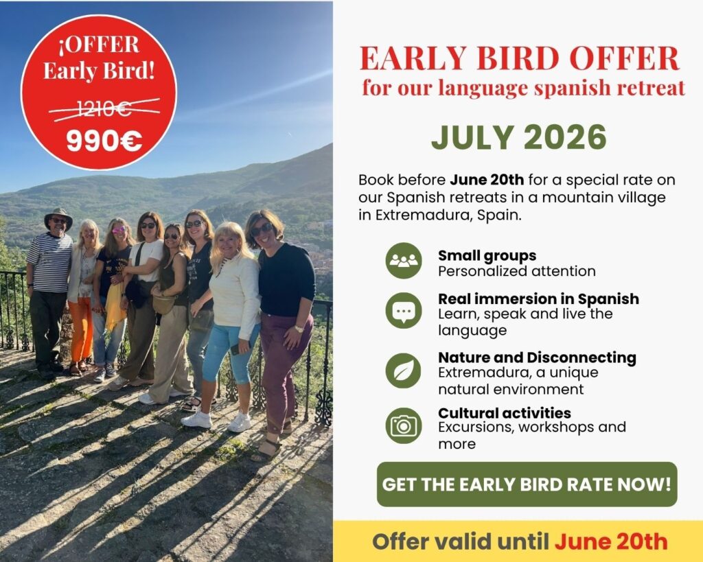 Early bird Spanish retreat offer in Extremadura